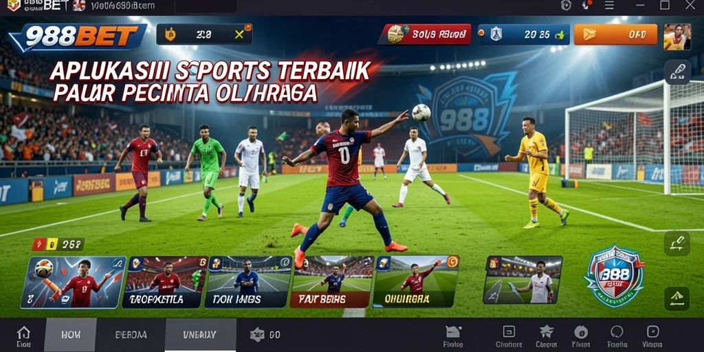 Tangkapan layar 988BET menampilkan momen menarik dari gameplay olahraga.