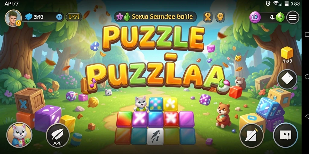 Tampilan gameplay API77 saat menyelesaikan teka-teki puzzle yang menantang.