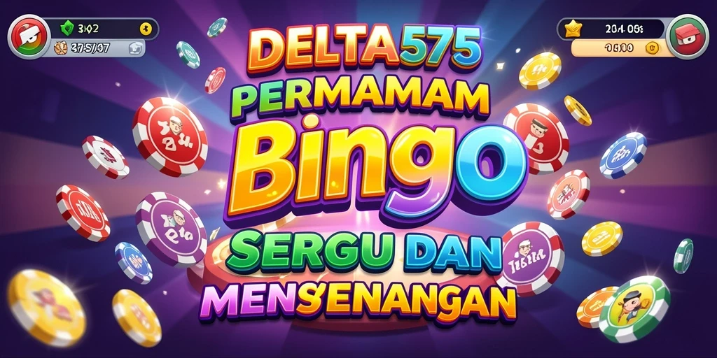 Tampilan gameplay Bingo yang menarik dan penuh warna di DELTA575.