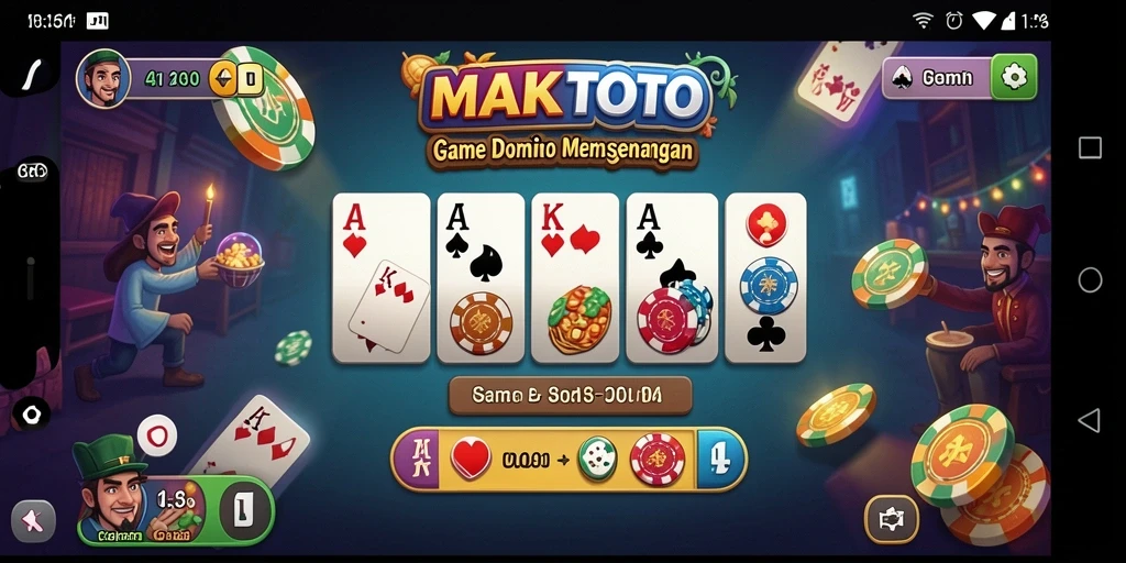 Tampilan gameplay MAKTOTO yang menarik dan penuh aksi.