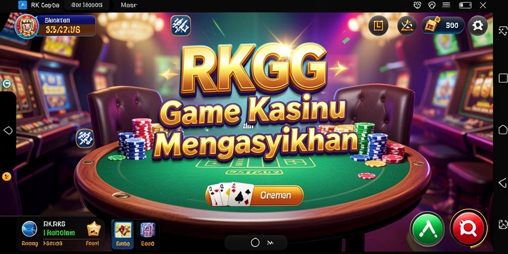Screenshot gameplay RKGG menampilkan suasana Kasino yang mengasyikkan.