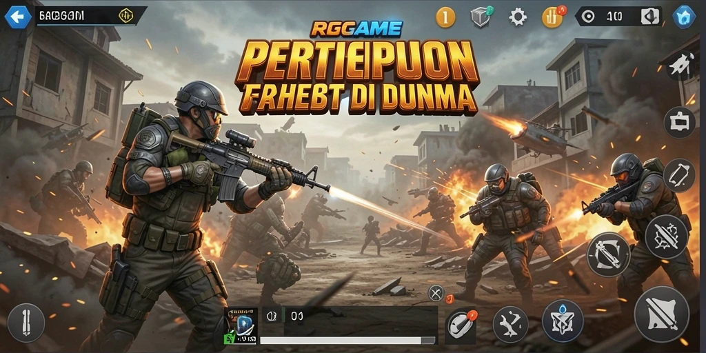 Tangkapan layar RPGAME menampilkan pertarungan sengit di arena Battle Royale.