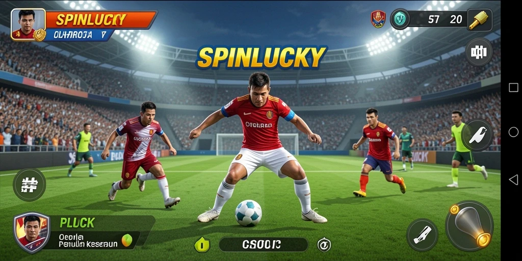 Tampilan gameplay seru SPINLUCKY dalam cabang olahraga.
